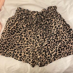 Hollister Cheetah Print Shorts
